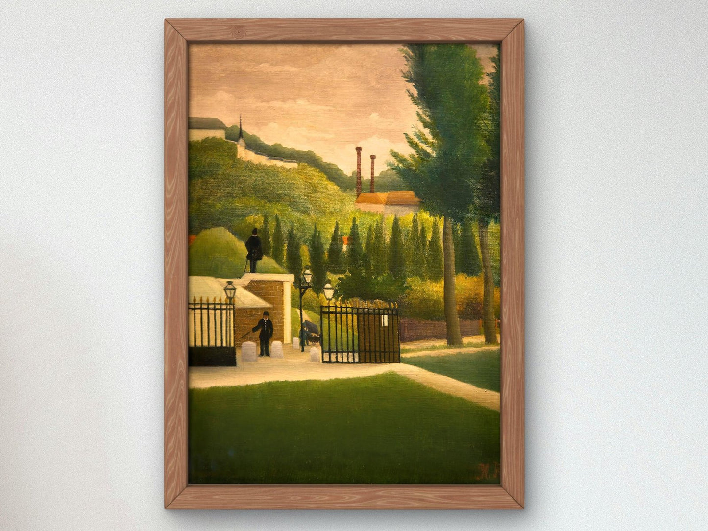 The Toll House by Henri Rousseau, 1890, Post-Impressionism, fine art print