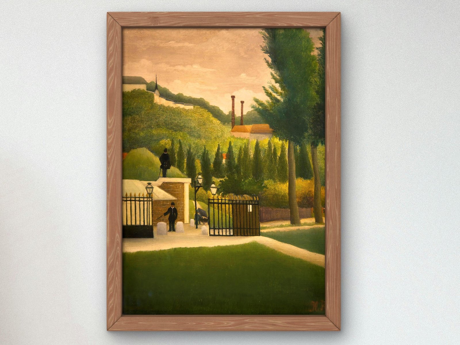 The Toll House by Henri Rousseau, 1890, Post-Impressionism, fine art print