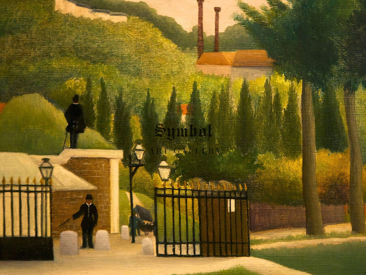 The Toll House by Henri Rousseau, 1890, Post-Impressionism, fine art print