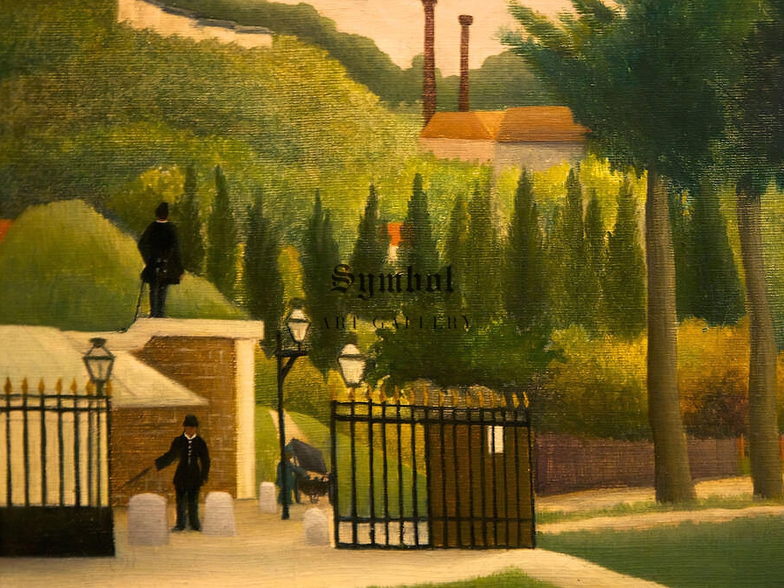 The Toll House by Henri Rousseau, 1890, Post-Impressionism, fine art print