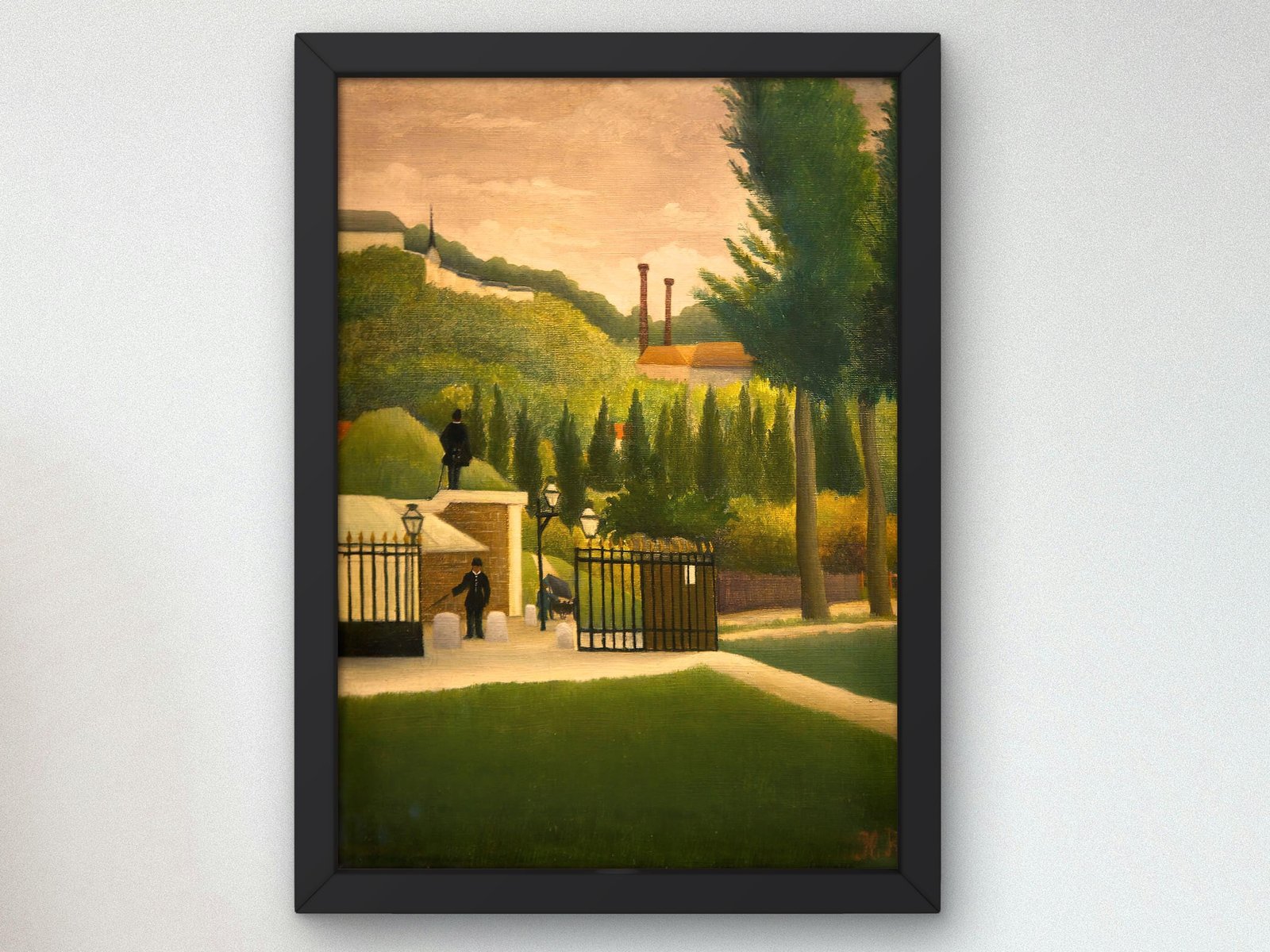 The Toll House by Henri Rousseau, 1890, Post-Impressionism, fine art print