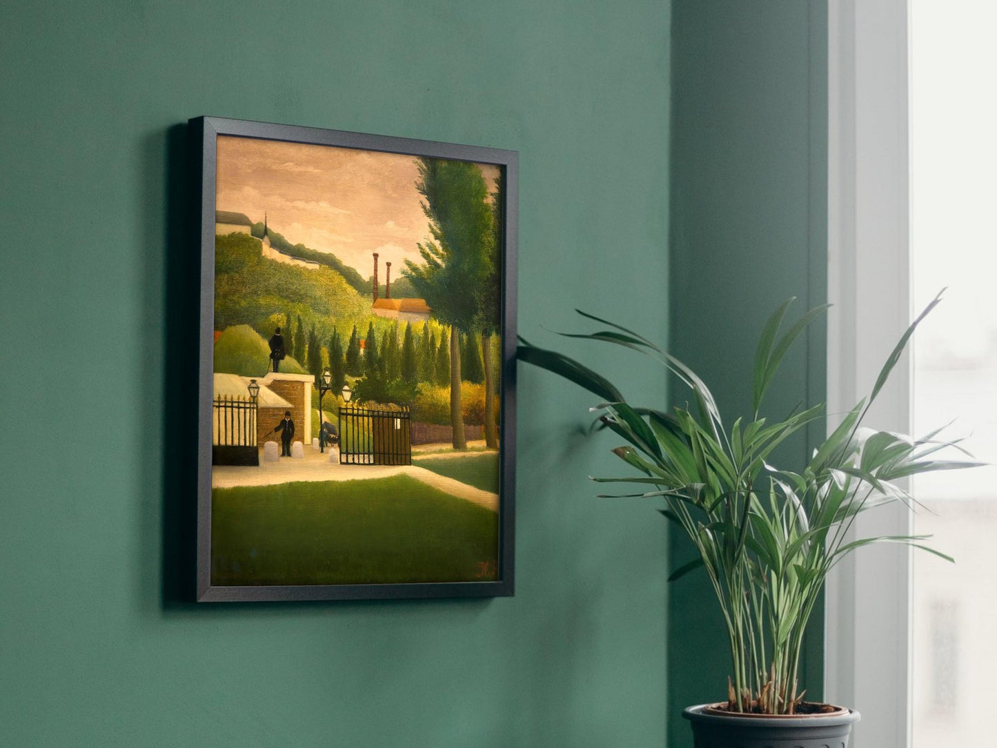 The Toll House by Henri Rousseau, 1890, Post-Impressionism, fine art print