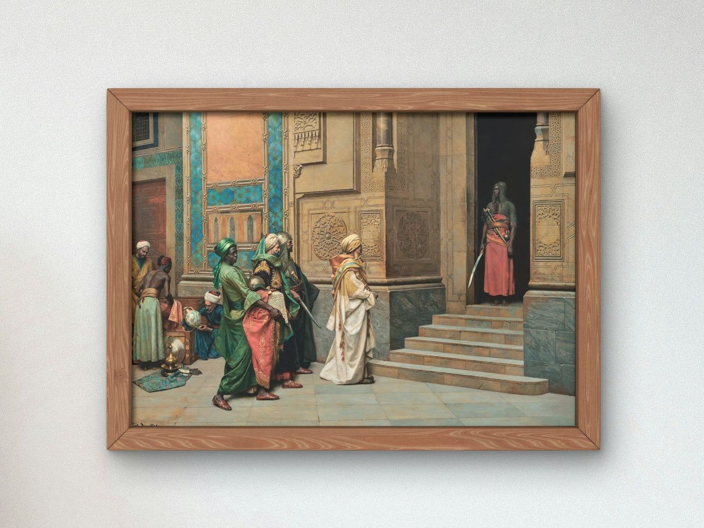The Tribute by Ludwig Deutsch, 1900, Orientalism and Exoticism, fine art print