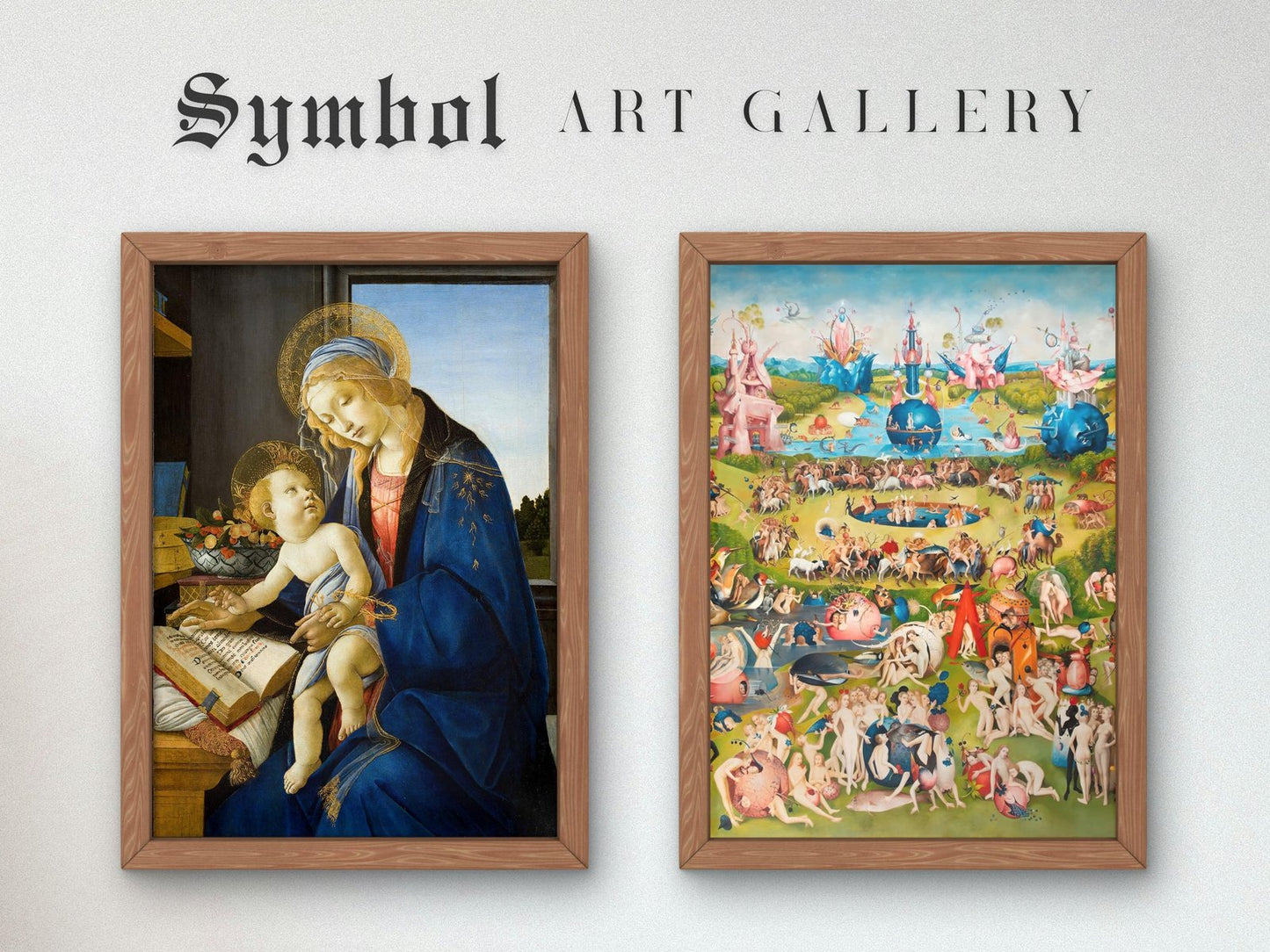 The Madonna of the Book by Sandro Botticelli, 1480, Renaissance, fine art print