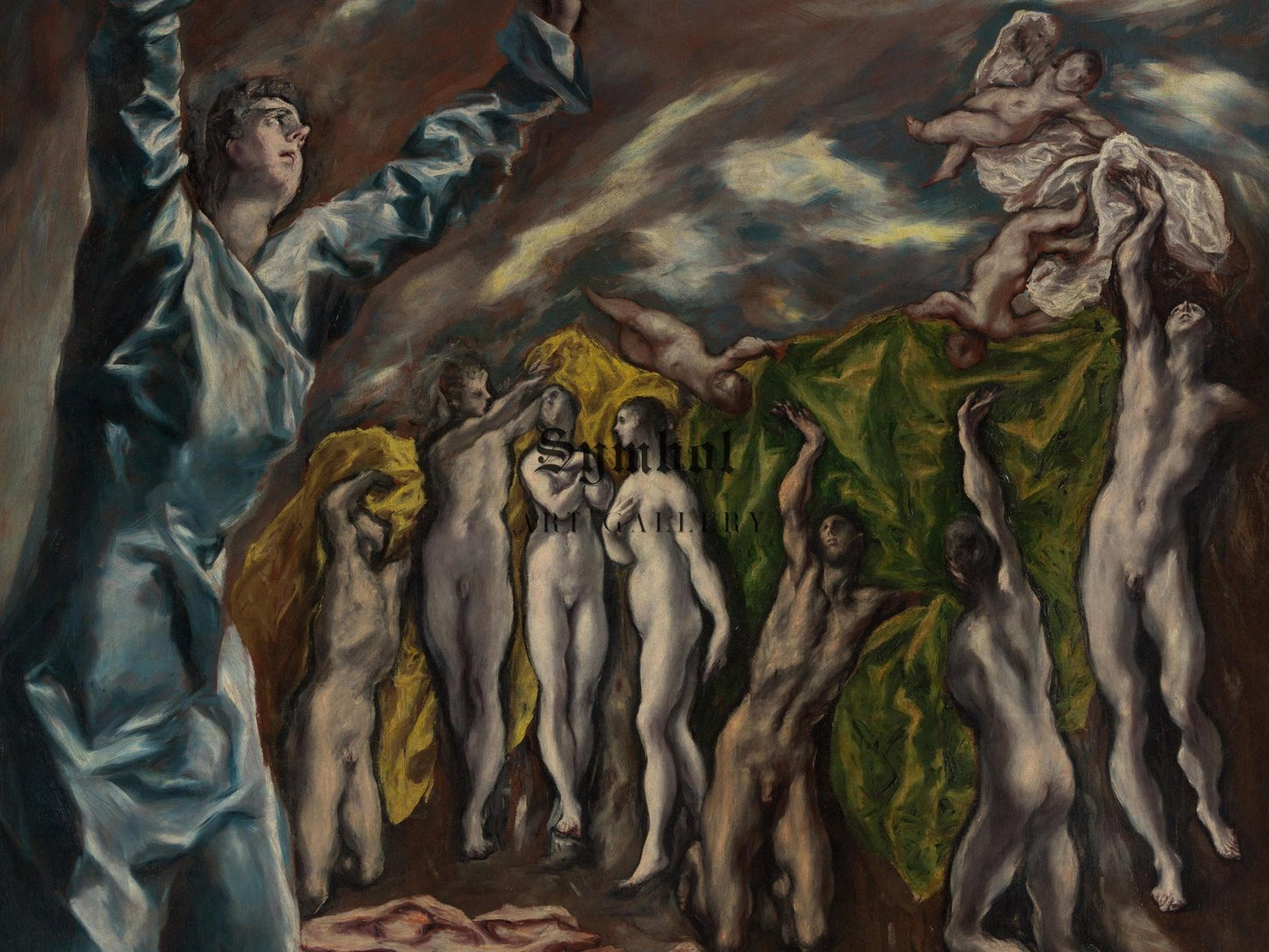 The Vision of Saint John by El Greco, 1614, Baroque and Chiaroscuro, fine art print