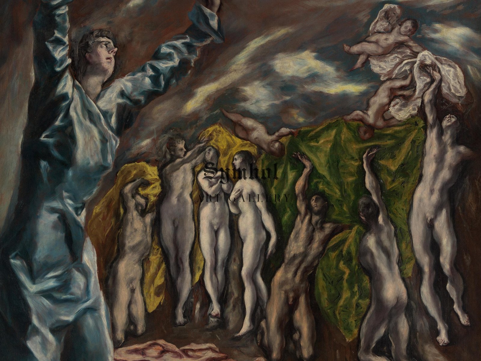 The Vision of Saint John by El Greco, 1614, Baroque and Chiaroscuro, fine art print