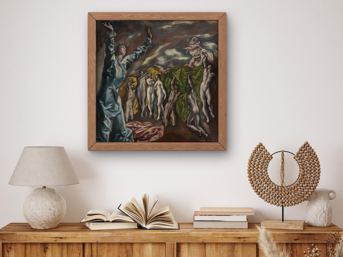 The Vision of Saint John by El Greco, 1614, Baroque and Chiaroscuro, fine art print