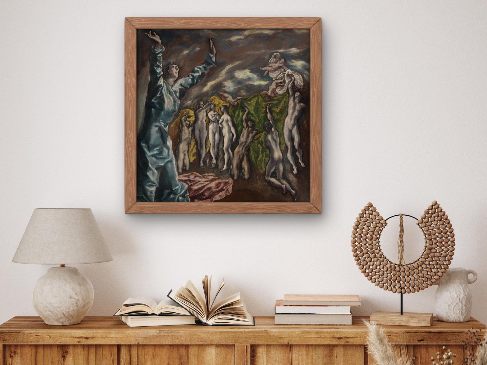 The Vision of Saint John by El Greco, 1614, Baroque and Chiaroscuro, fine art print