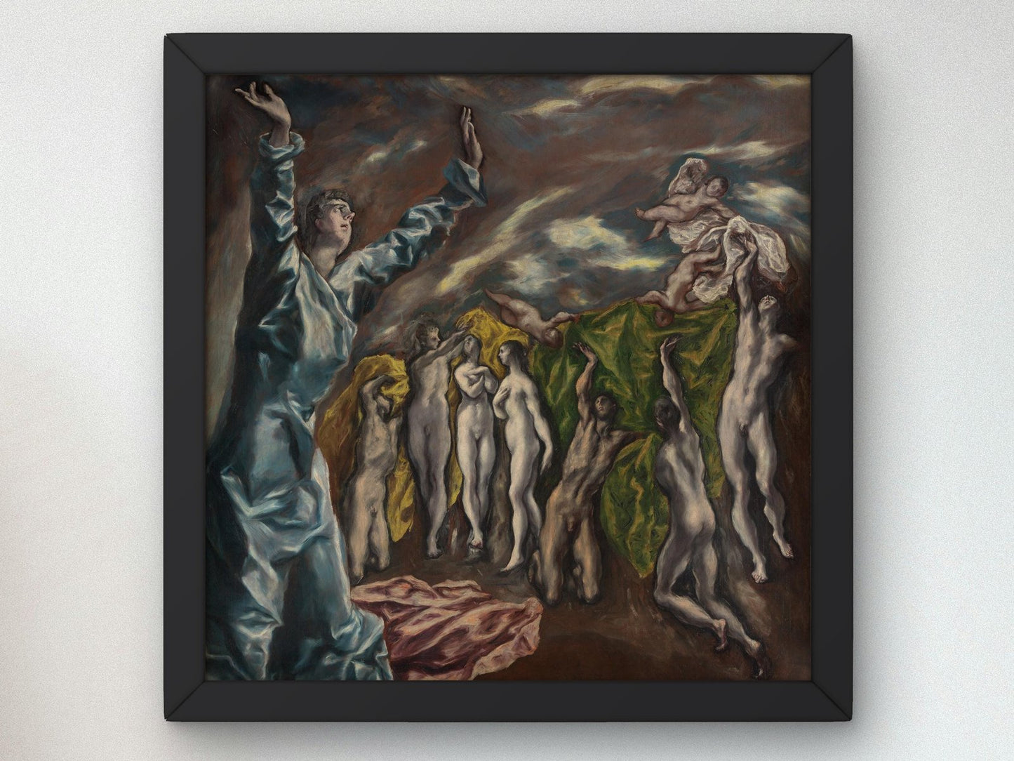The Vision of Saint John by El Greco, 1614, Baroque and Chiaroscuro, fine art print