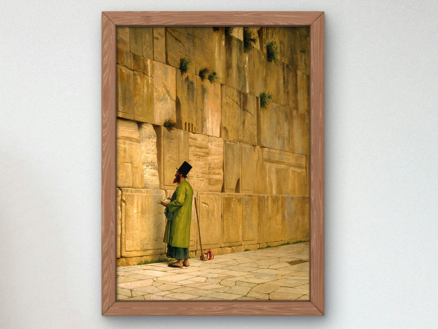 The Wailing Wall by Jean-Léon Gérôme, 1880, Orientalism and Exoticism, fine art print