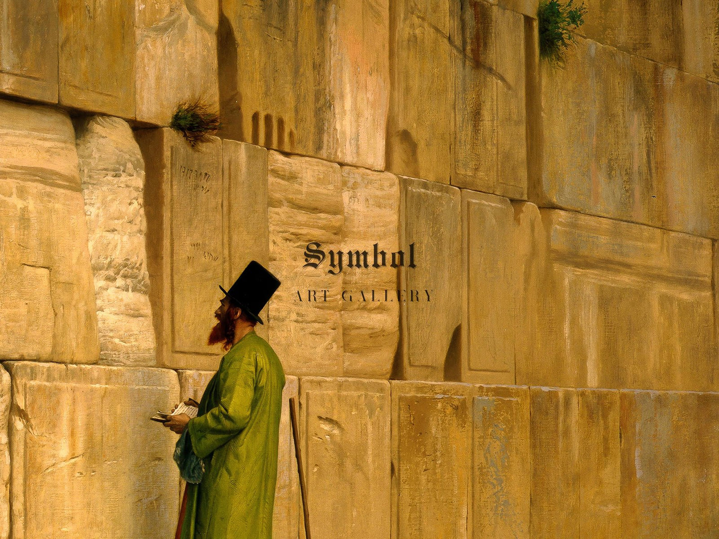The Wailing Wall by Jean-Léon Gérôme, 1880, Orientalism and Exoticism, fine art print