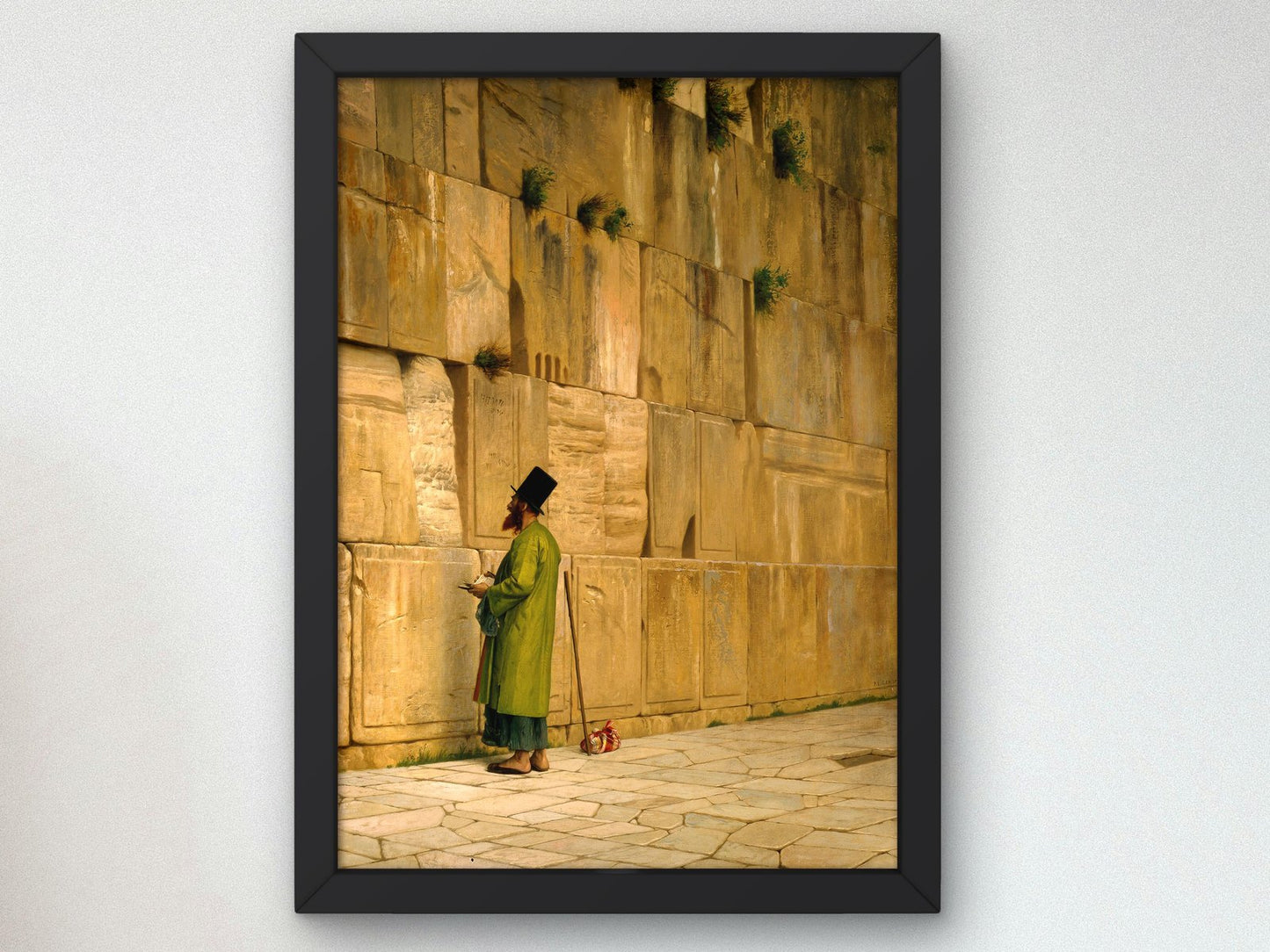 The Wailing Wall by Jean-Léon Gérôme, 1880, Orientalism and Exoticism, fine art print
