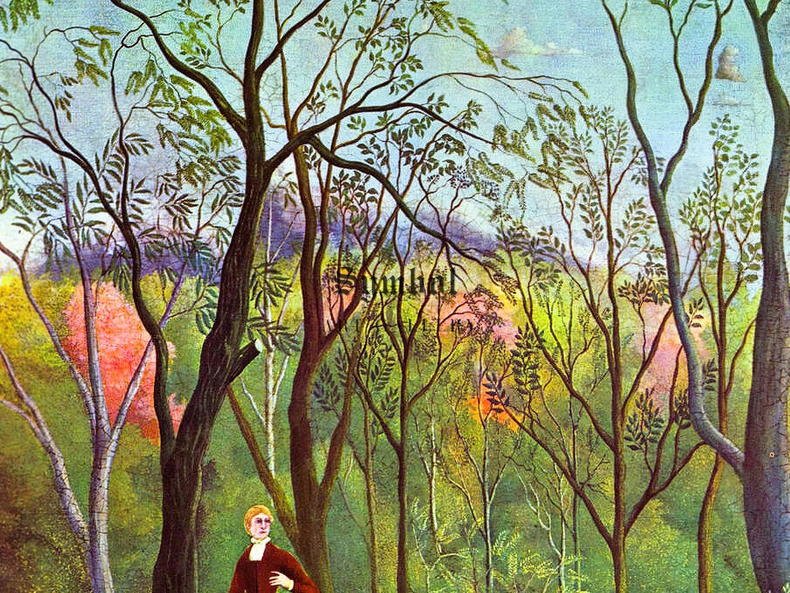 The Walk in the Forest by Henri Rousseau, 1886, Post-Impressionism, fine art print
