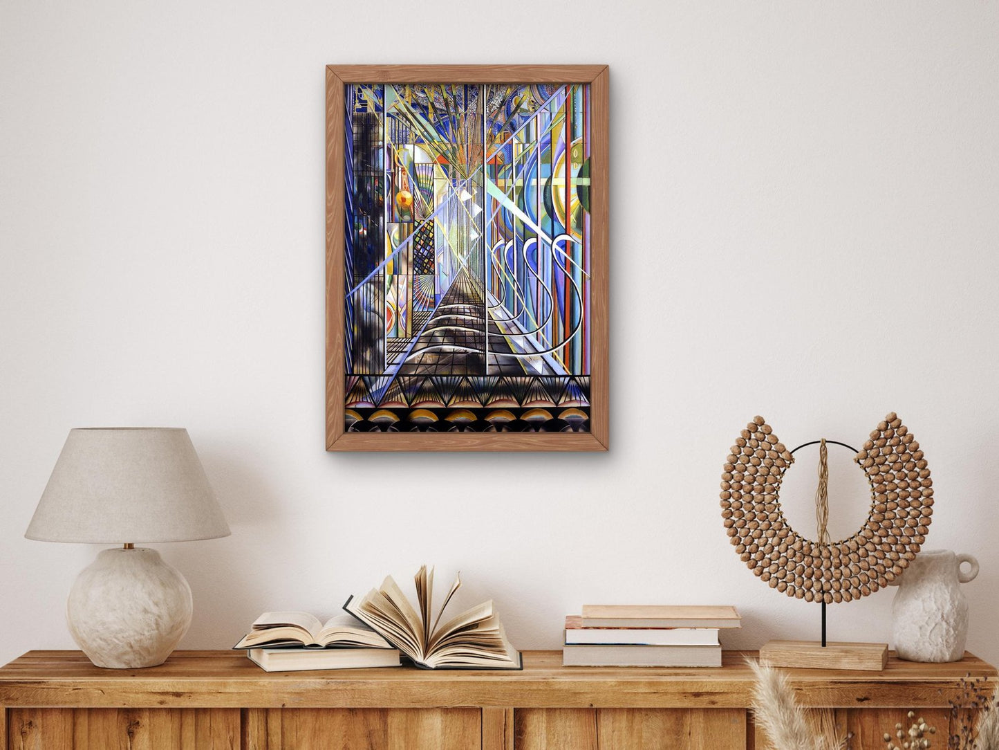 The White Way I by Joseph Stella, 1920, Art Deco and American Modernism, fine art print