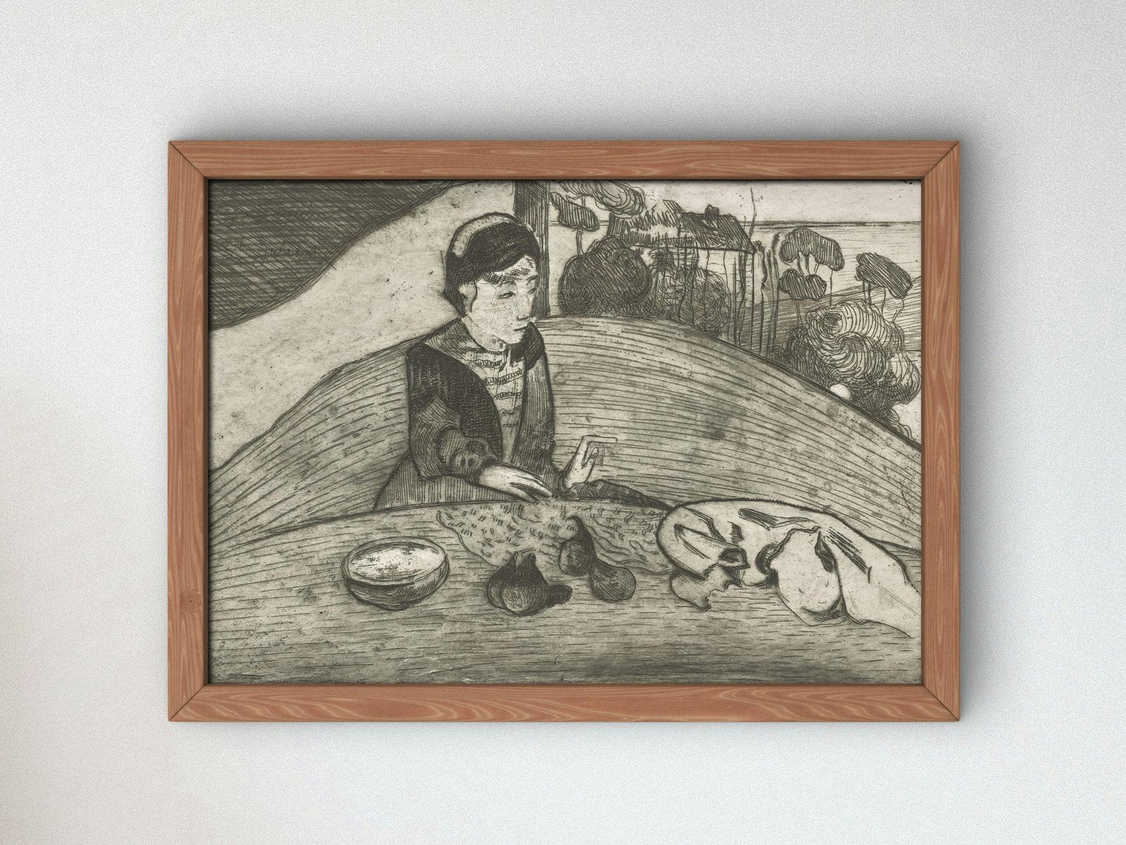 Woman with Figs by Paul Gauguin, 1894, Post-Impressionism, fine art print