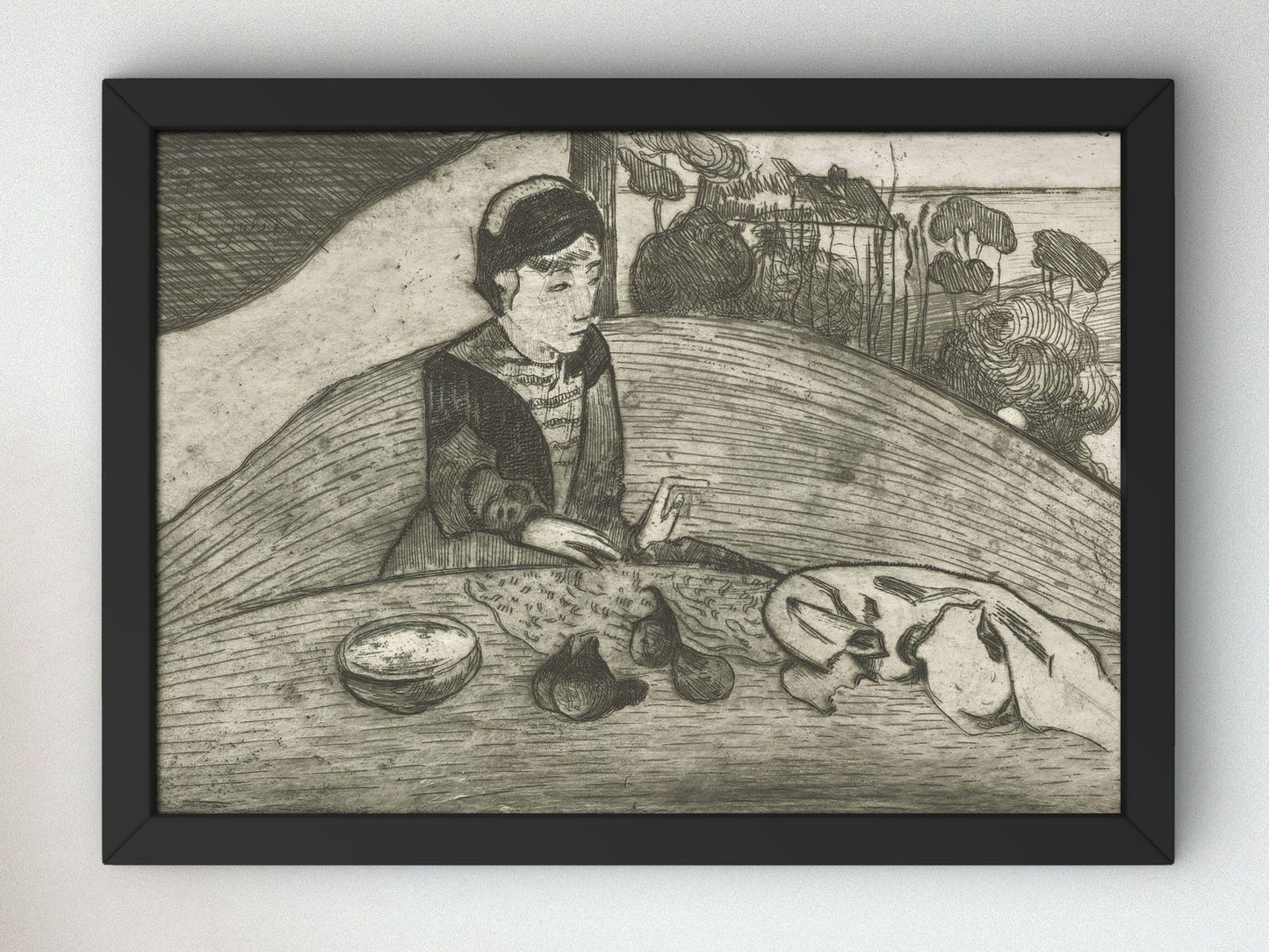 Woman with Figs by Paul Gauguin, 1894, Post-Impressionism, fine art print