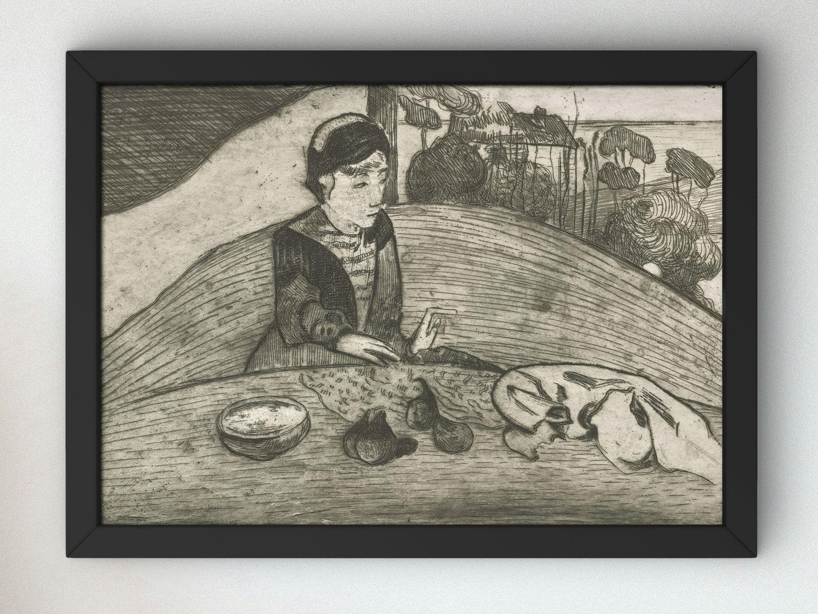 Woman with Figs by Paul Gauguin, 1894, Post-Impressionism, fine art print