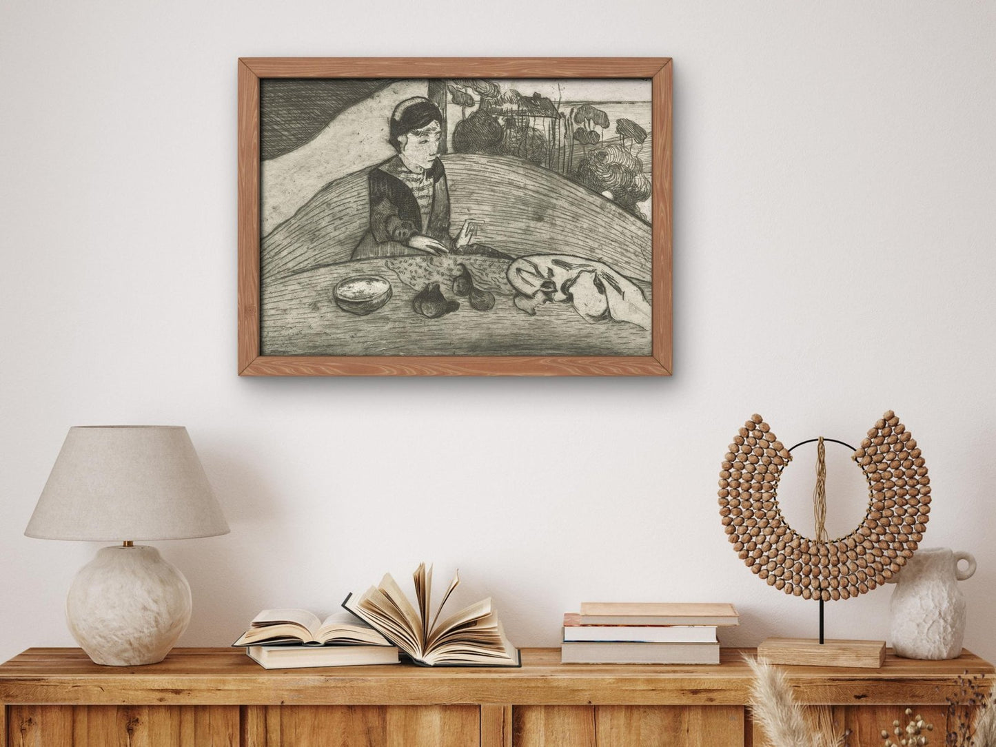 Woman with Figs by Paul Gauguin, 1894, Post-Impressionism, fine art print