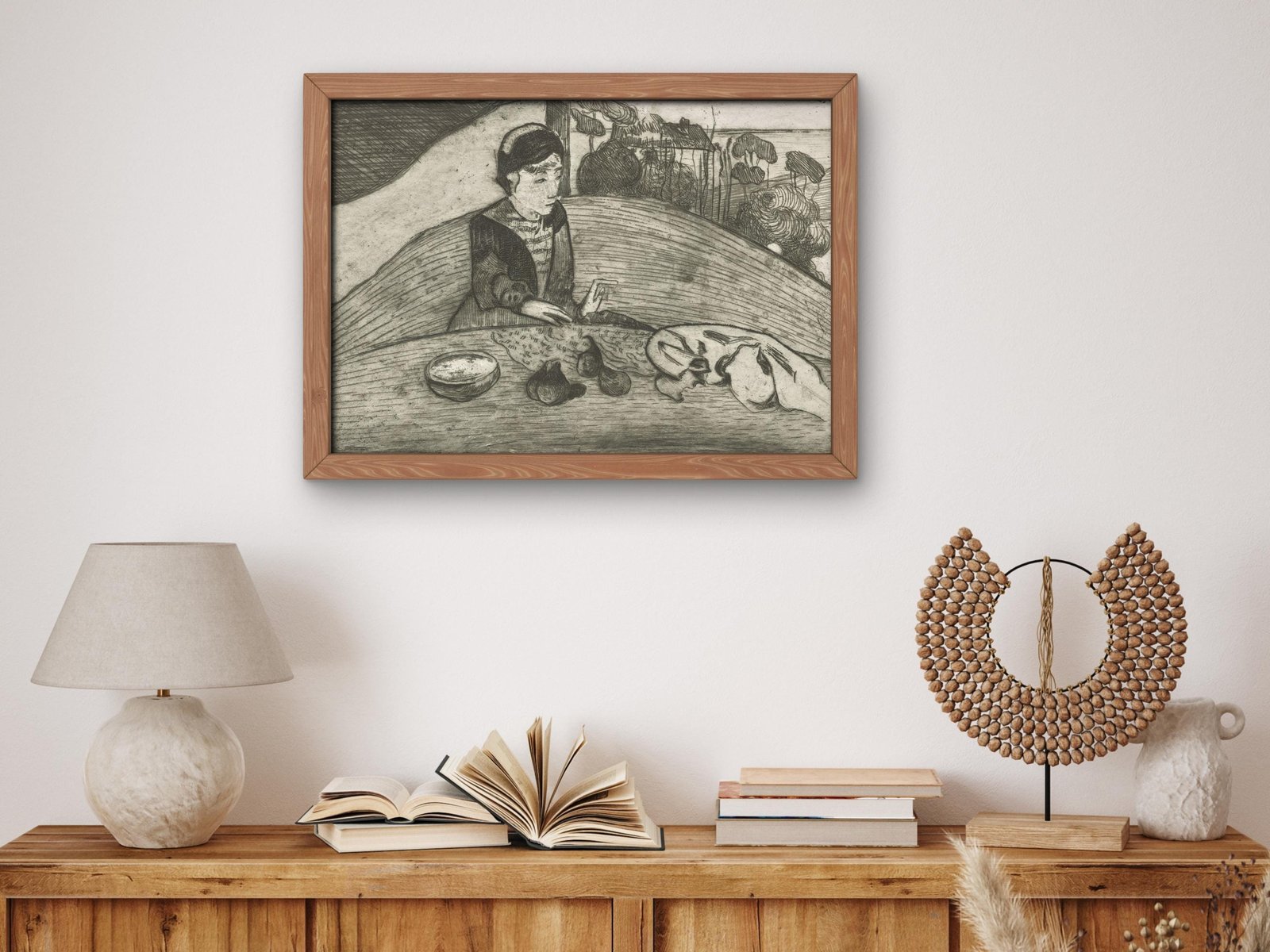 Woman with Figs by Paul Gauguin, 1894, Post-Impressionism, fine art print