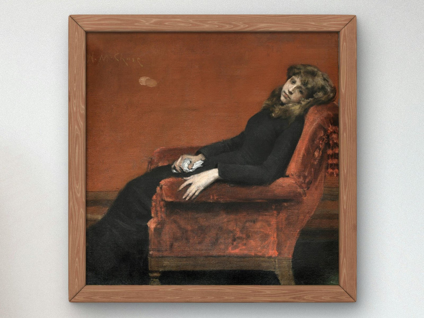 The Young Orphan by William Merritt Chase, 1884, Realism and Naturalism, fine art print