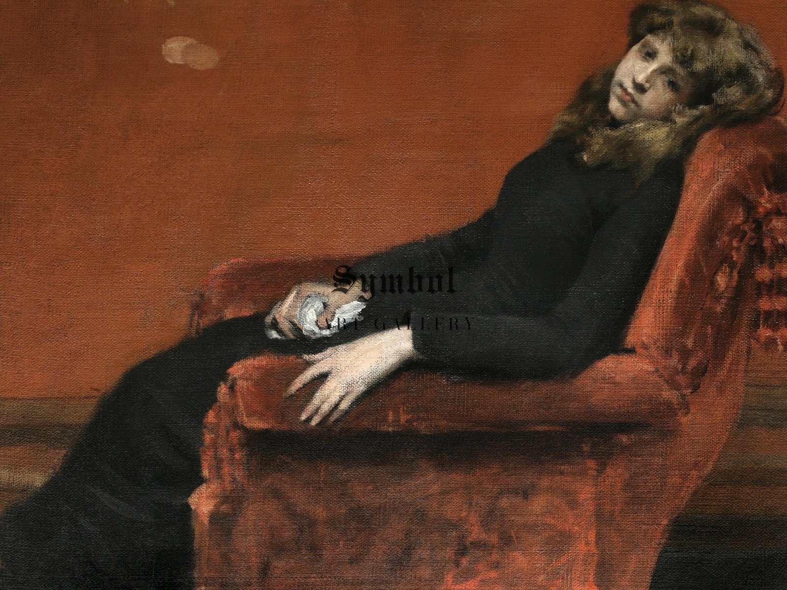 The Young Orphan by William Merritt Chase, 1884, Realism and Naturalism, fine art print