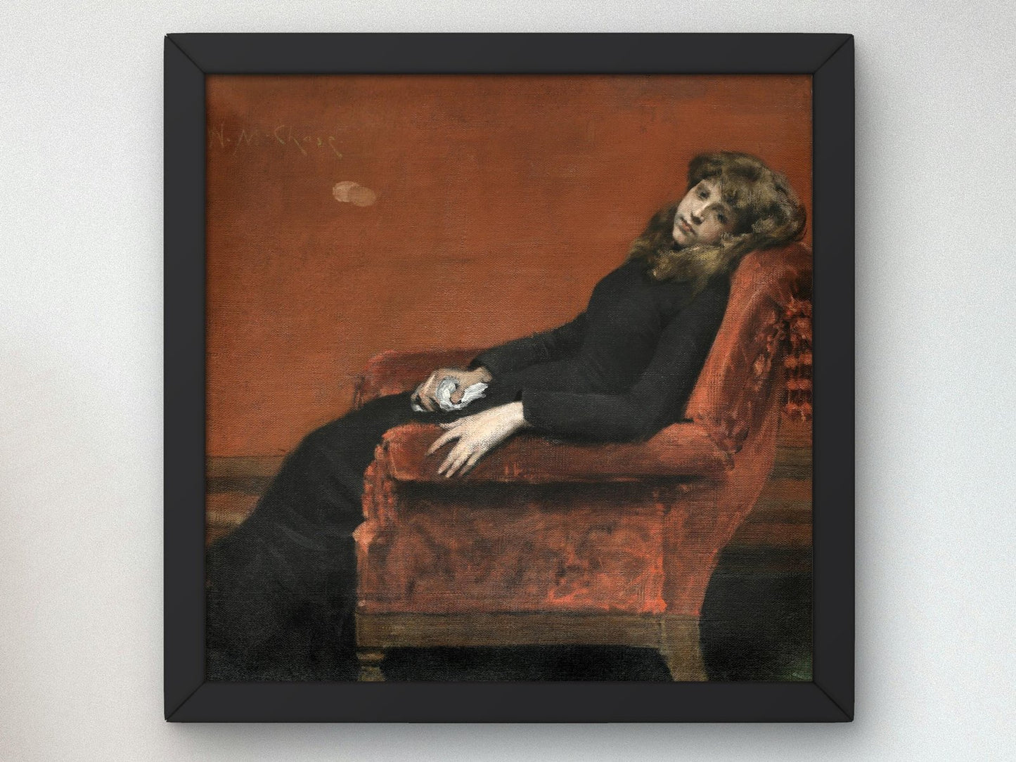The Young Orphan by William Merritt Chase, 1884, Realism and Naturalism, fine art print