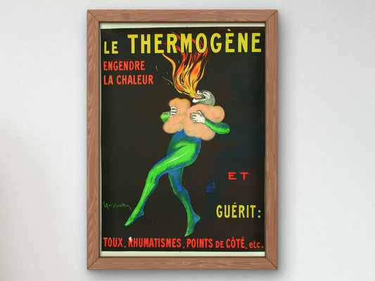 Thermogène by Leonetto Cappiello, 1909, Vintage Ads and Posters, fine art print