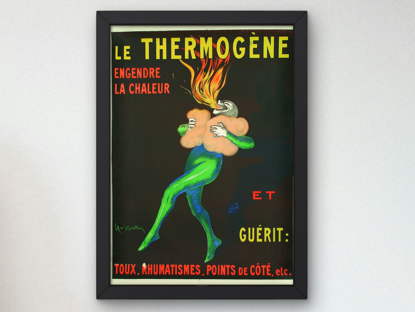 Thermogène by Leonetto Cappiello, 1909, Vintage Ads and Posters, fine art print