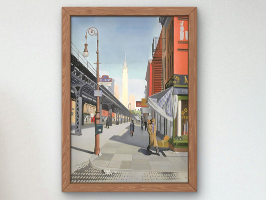 Third Avenue by Charles L. Goeller, 1934, Art Deco and American Modernism, fine art print