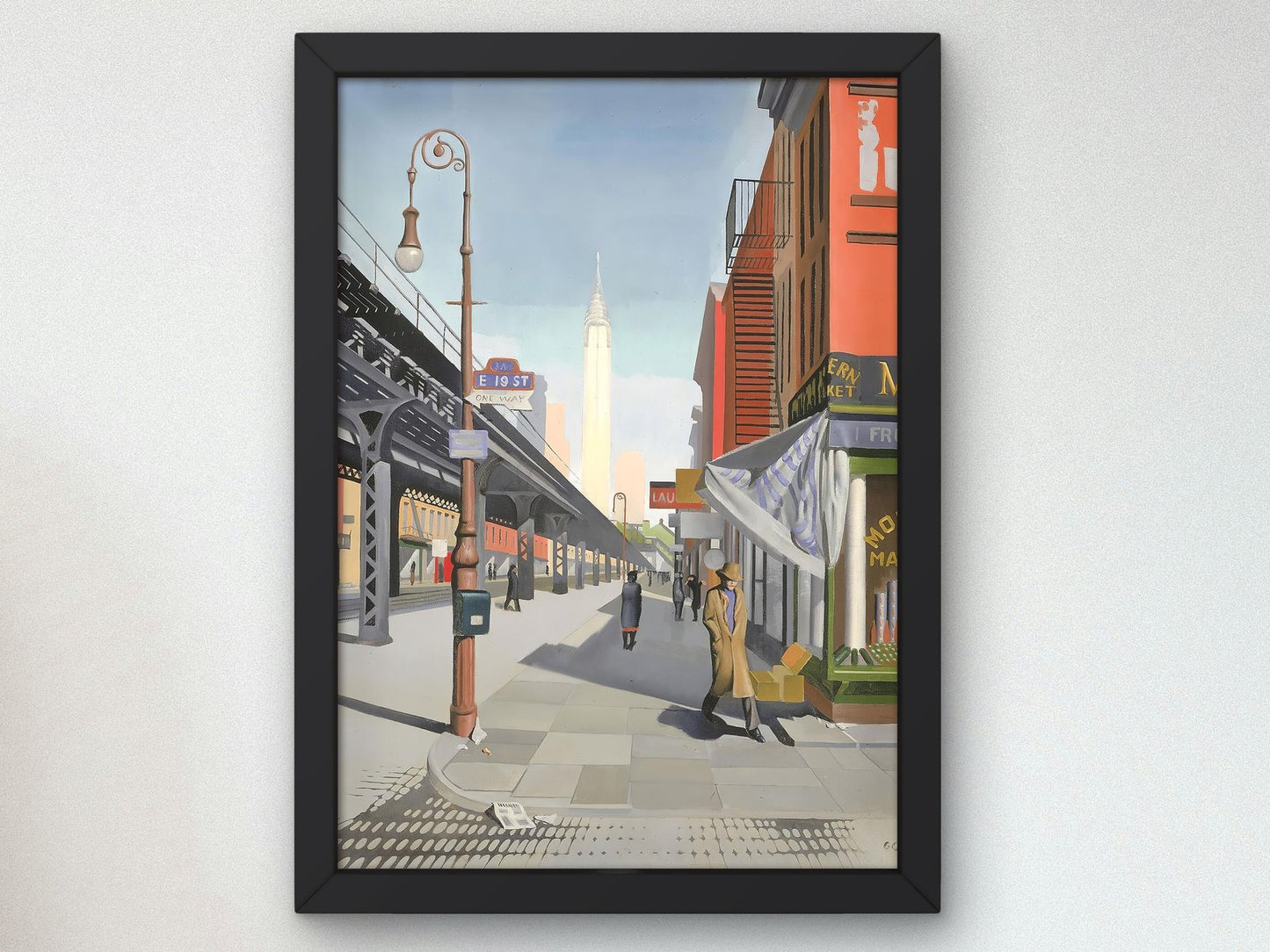 Third Avenue by Charles L. Goeller, 1934, Art Deco and American Modernism, fine art print