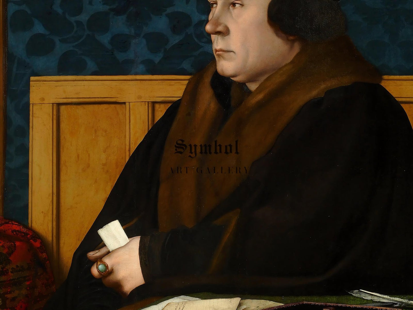 Thomas Cromwell by Hans Holbein the Younger, 1532, Renaissance, fine art print