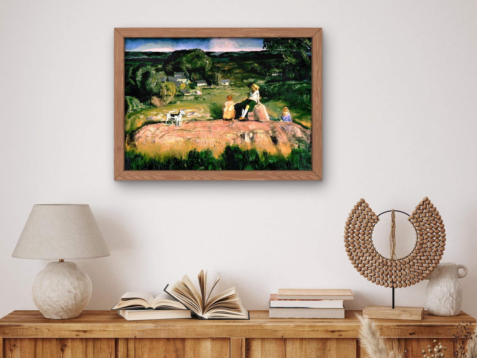Three Children by George Bellows, 1919, Realism and Naturalism, fine art print