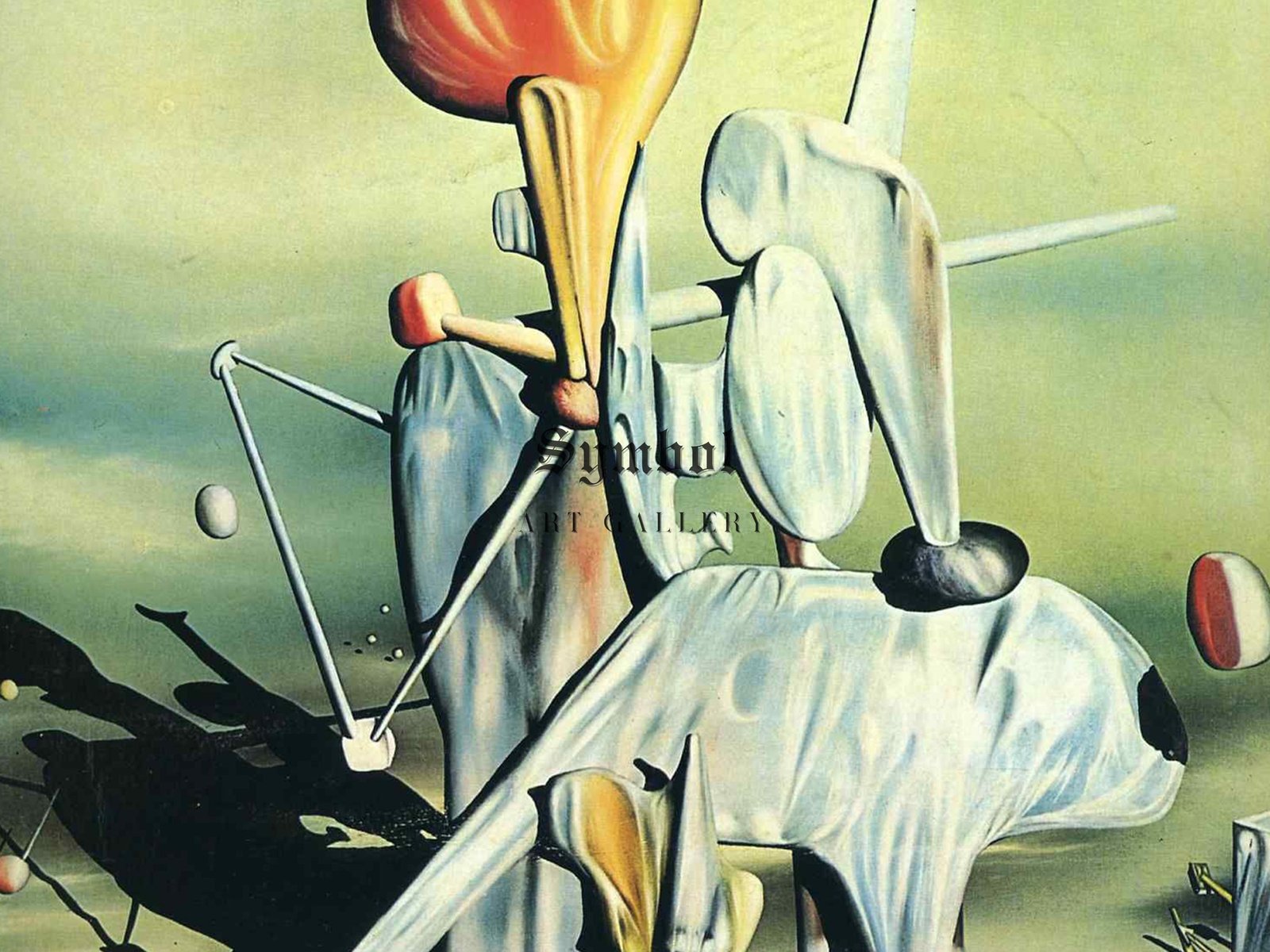 Through Birds Through Fire But Not Through Glass by Yves Tanguy, 1931, Surrealism and Modern Art, fine art print