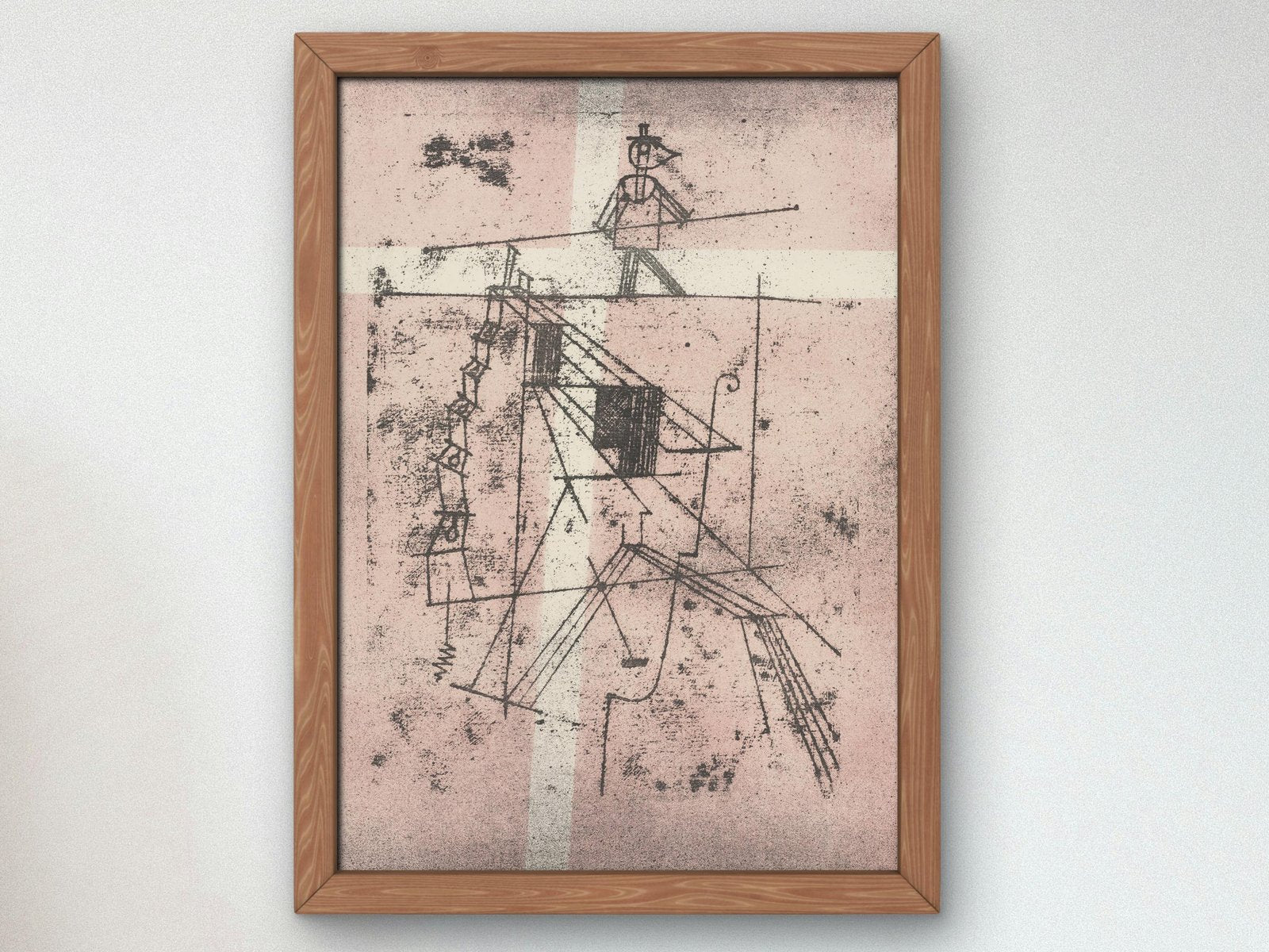 Tightrope Walker by Paul Klee, 1923, Cubism and Abstract Art, fine art print