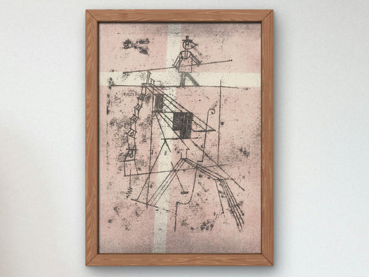 Tightrope Walker by Paul Klee, 1923, Cubism and Abstract Art, fine art print