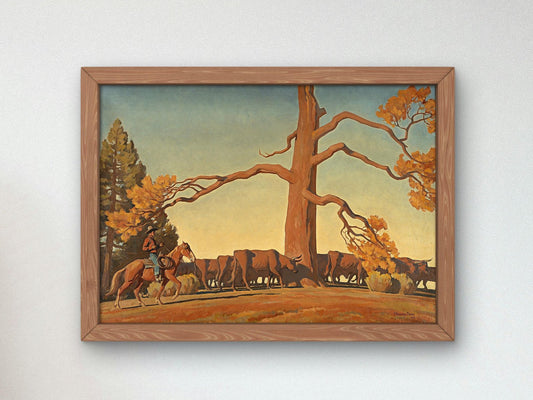 Top of the Ridge by Maynard Dixon, 1933, Art Deco and American Modernism, fine art print