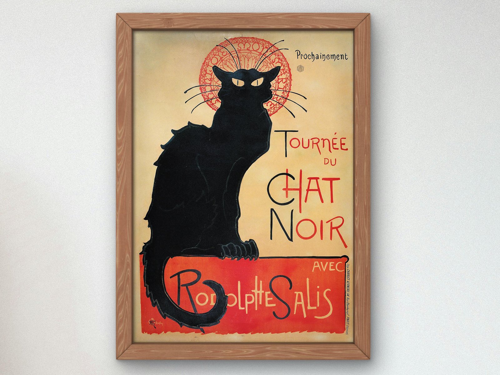 Tournée du Chat Noir by Théophile Steinlen, 1896, Art Nouveau and Belle Époque, fine art print