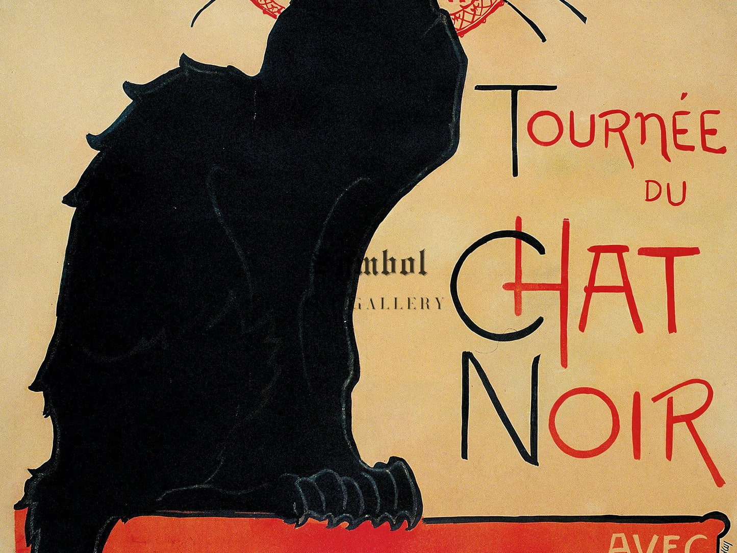 Tournée du Chat Noir by Théophile Steinlen, 1896, Art Nouveau and Belle Époque, fine art print