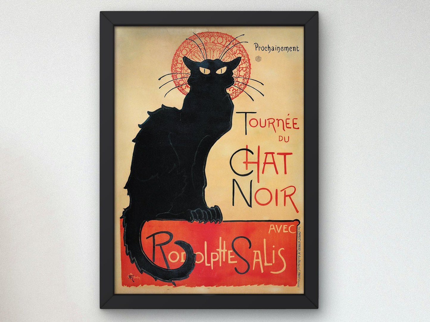 Tournée du Chat Noir by Théophile Steinlen, 1896, Art Nouveau and Belle Époque, fine art print