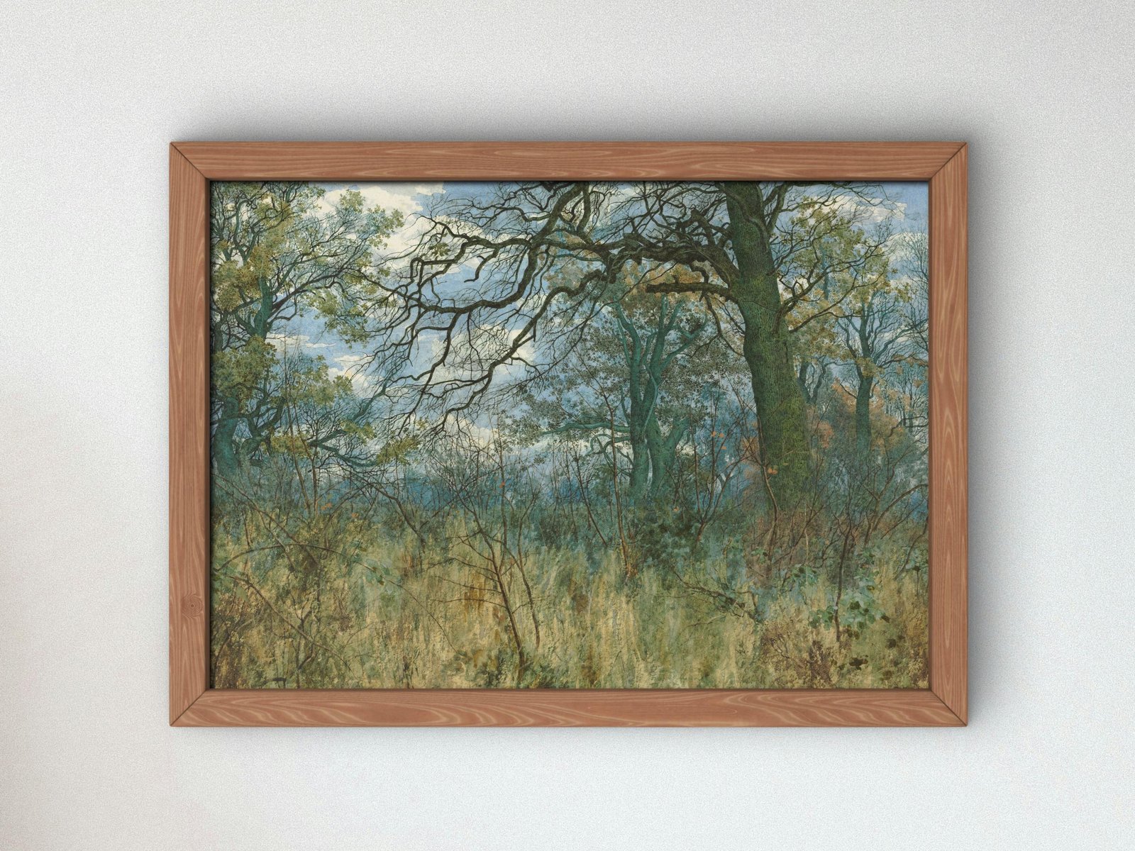 Trees and Undergrowth by William Fraser Garden, 1885, Post-Impressionism, fine art print