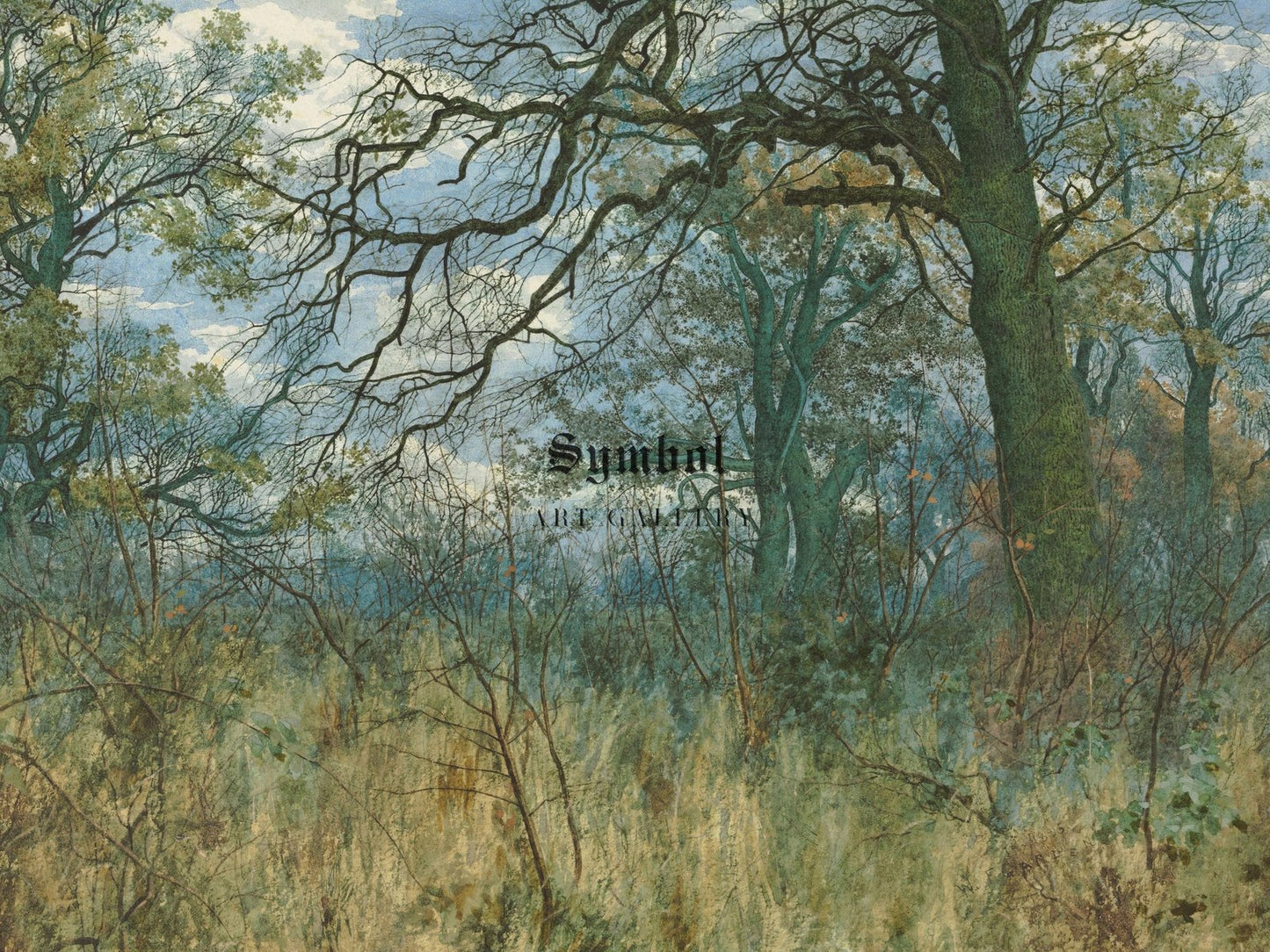 Trees and Undergrowth by William Fraser Garden, 1885, Post-Impressionism, fine art print