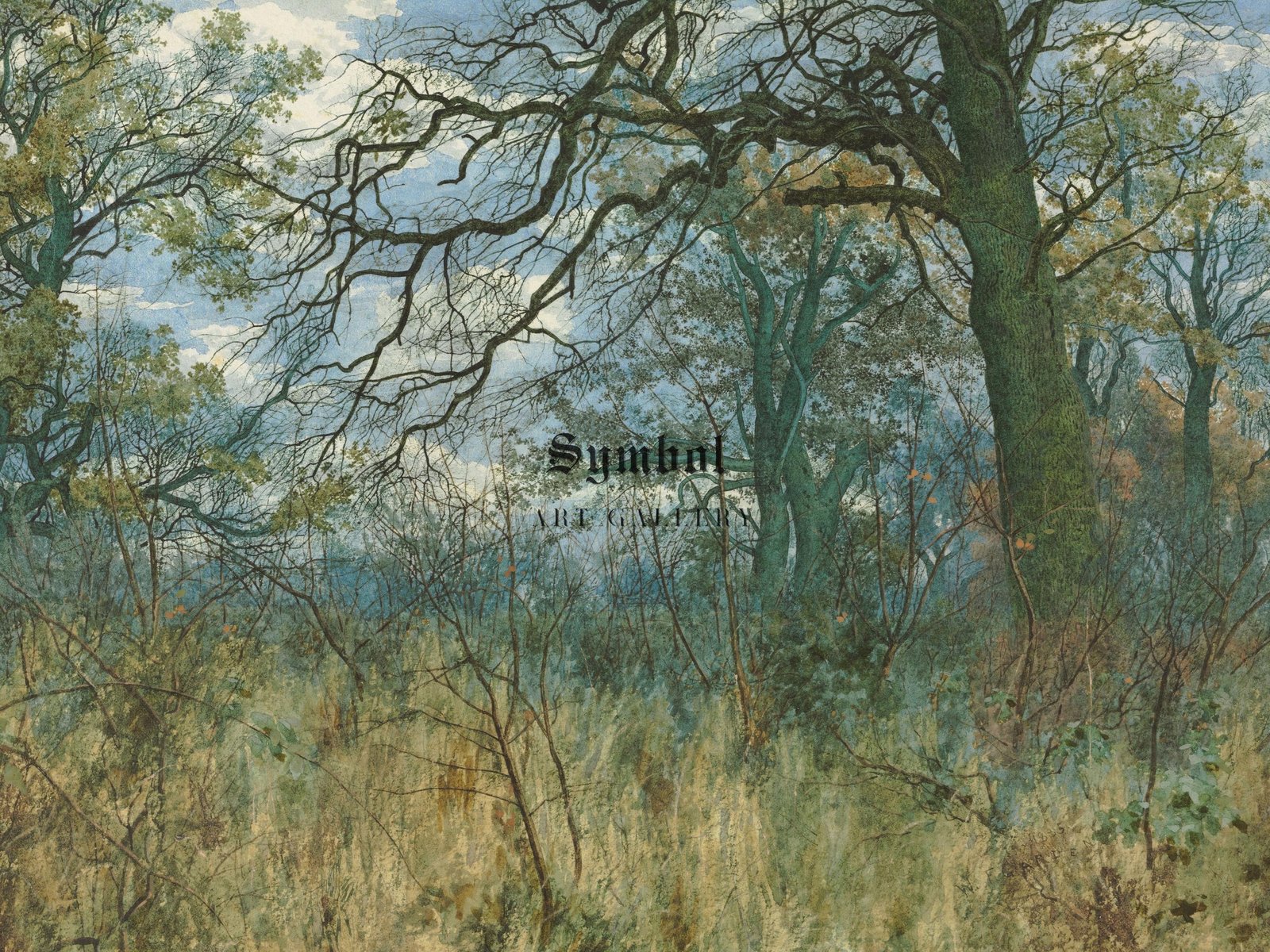 Trees and Undergrowth by William Fraser Garden, 1885, Post-Impressionism, fine art print