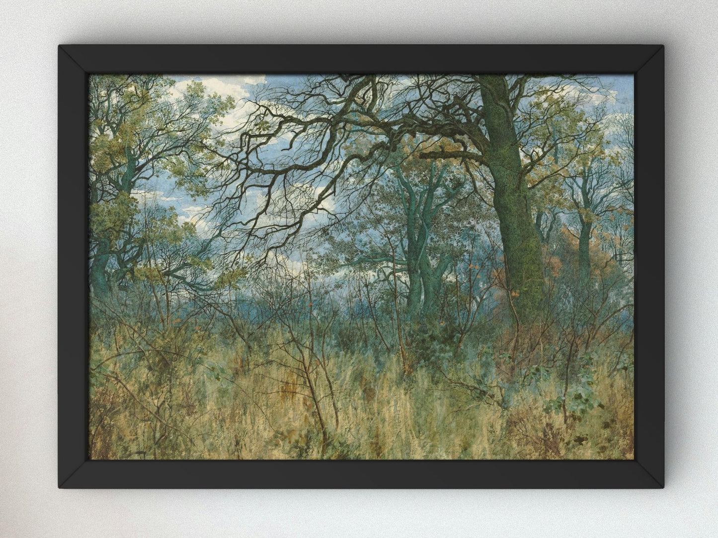 Trees and Undergrowth by William Fraser Garden, 1885, Post-Impressionism, fine art print