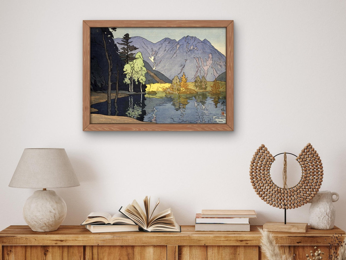 Mt. Hodaka by Hiroshi Yoshida, 1926, Japanese Woodblock Prints, fine art print