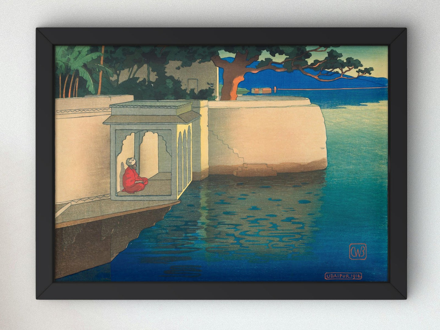 Udaipur by Charles W. Bartlett, 1916, Orientalism and Exoticism, fine art print