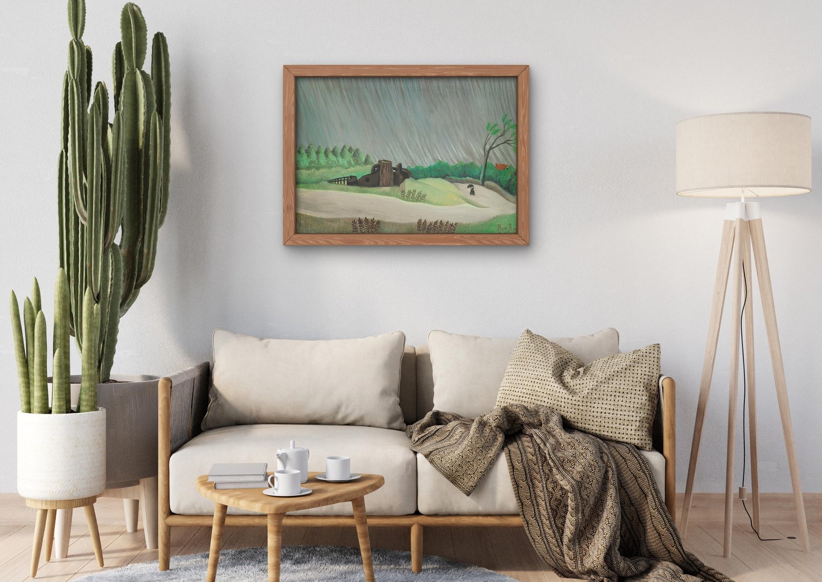 Un matin de pluie by Henri Rousseau, 1896, Post-Impressionism, fine art print