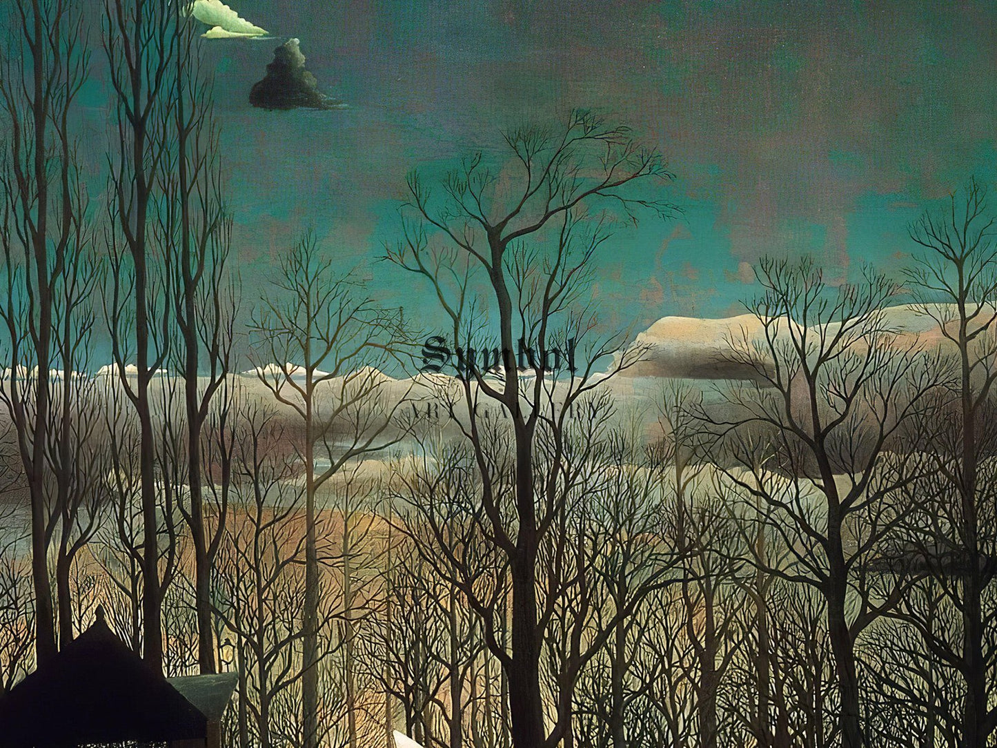 Une Soiree au Carnaval by Henri Rousseau, 1886, Post Impressionism, fine art print