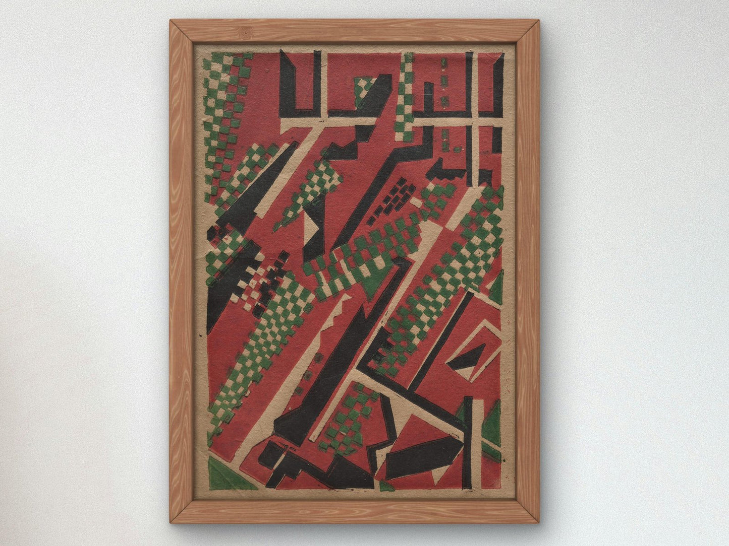 Untitled by Edward Wadsworth, 1914, Cubism and Abstract Art, fine art print