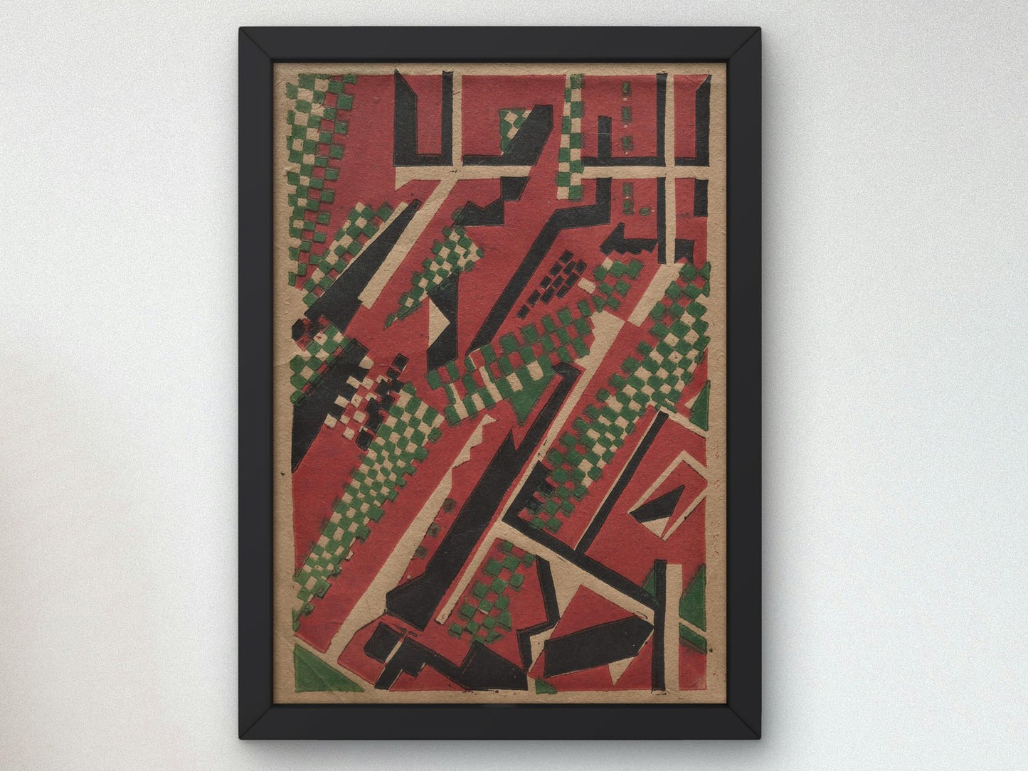 Untitled by Edward Wadsworth, 1914, Cubism and Abstract Art, fine art print