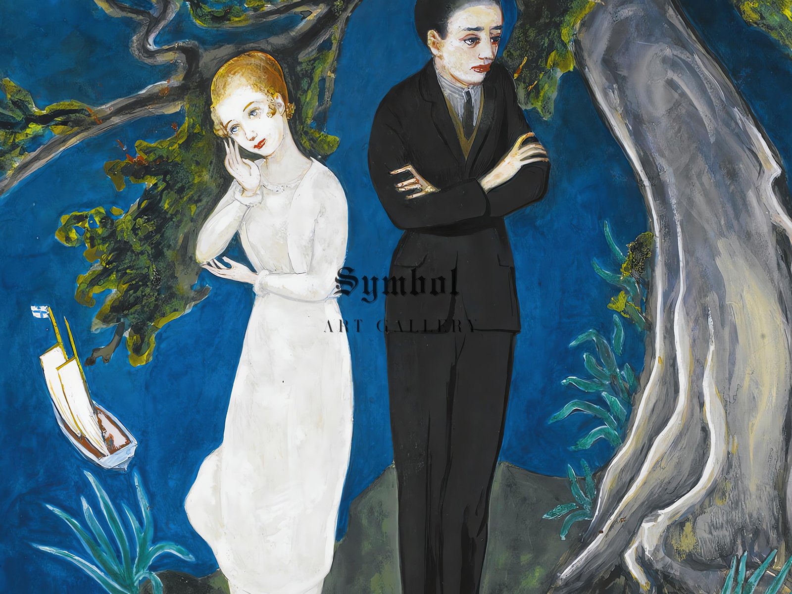 Untitled by Nils Dardel, 1919, Expressionism and Fauvism, fine art print